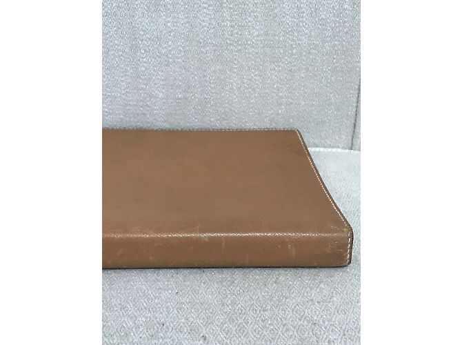 Hermès HERMES Purses, wallets & cases T.  Leather Camel - view 9