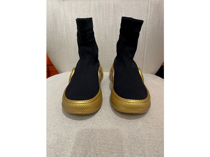 LOUIS VUITTON Trainer T.EU 38.5 Stoff Schwarz - Ansicht 2