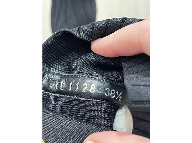 LOUIS VUITTON Trainer T.EU 38.5 Stoff Schwarz - Ansicht 6