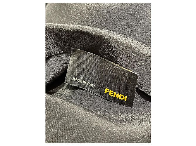FENDI Jumpsuits T.IT 42 Wolle Schwarz - Ansicht 4