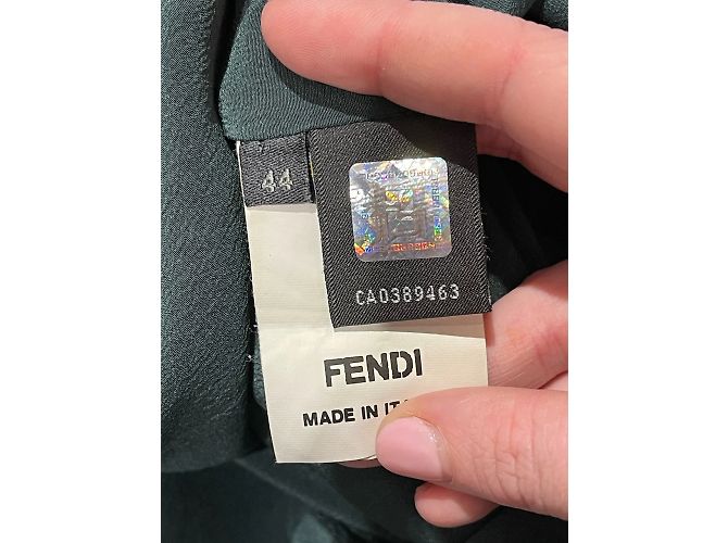 FENDI Kleider T.IT 44 Viskose Grün - Ansicht 4