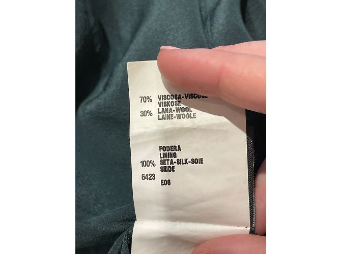 FENDI Kleider T.IT 44 Viskose Grün - Ansicht 5