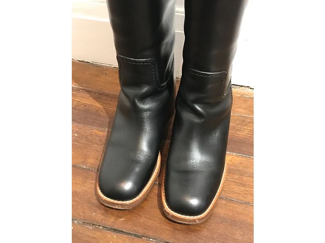 Botas GUCCI T.EU 38.5 Cuero Negro - vista 4
