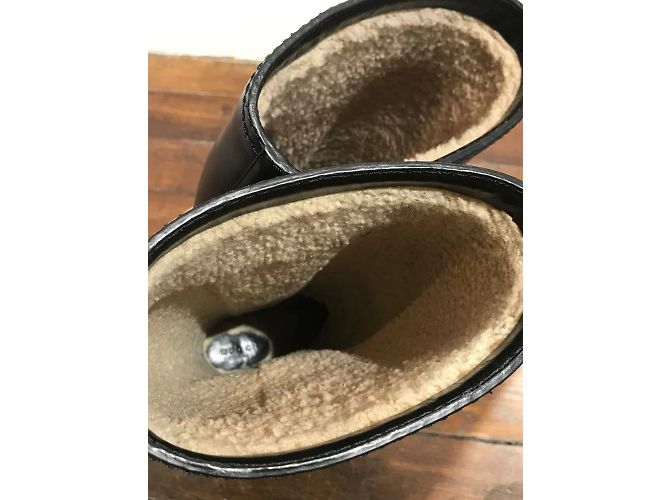Botas GUCCI T.EU 38.5 Cuero Negro - vista 6