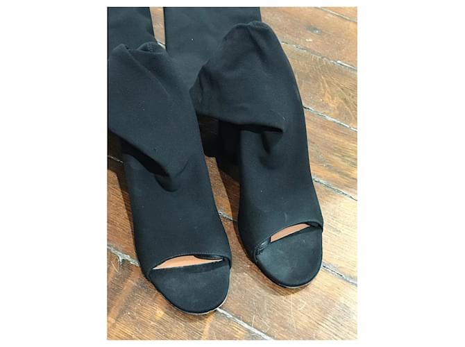 Botas GIVENCHY T.EU 37 Tela Negro - vista 4