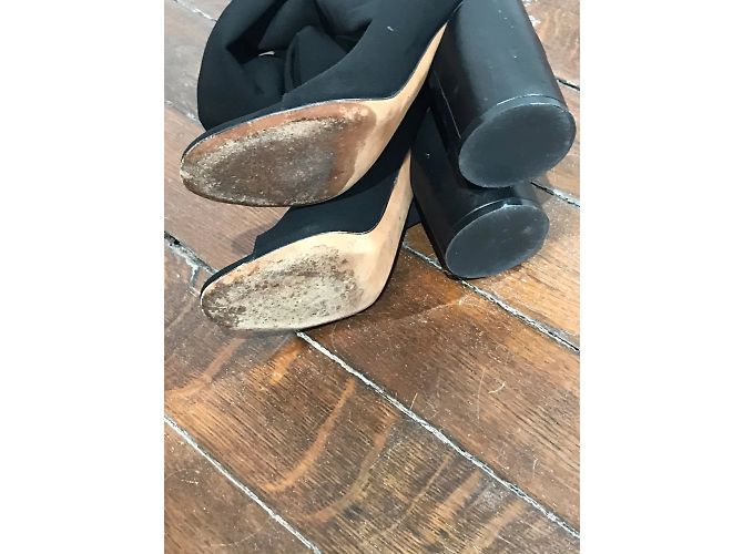 Botas GIVENCHY T.EU 37 Tela Negro - vista 7