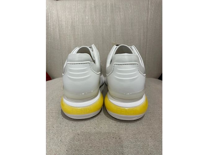 FENDI Trainer T.EU 40 Leder Weiß - Ansicht 4