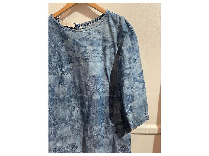 Stella Mc Cartney STELLA MCCARTNEY Vestidos T.IT 42 Algodón Azul - vista 2