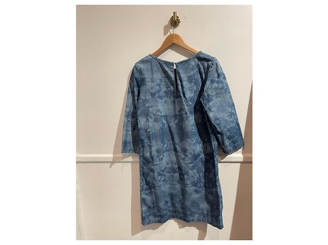 Stella Mc Cartney STELLA MCCARTNEY Vestidos T.IT 42 Algodón Azul - vista 3