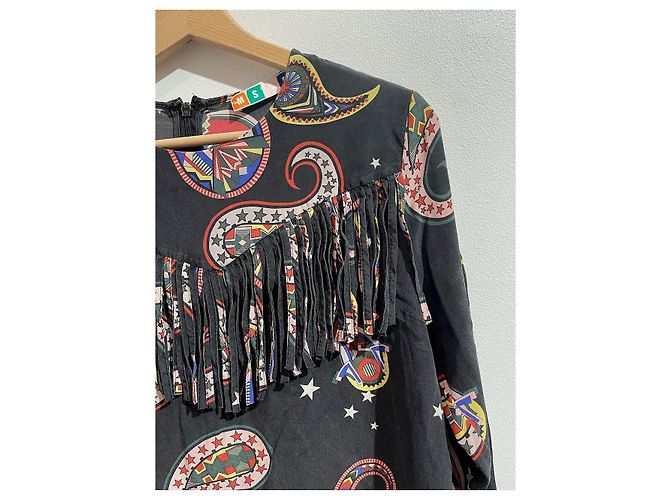 MSGM Tops T.IT 40 Seda Preto - vista 2