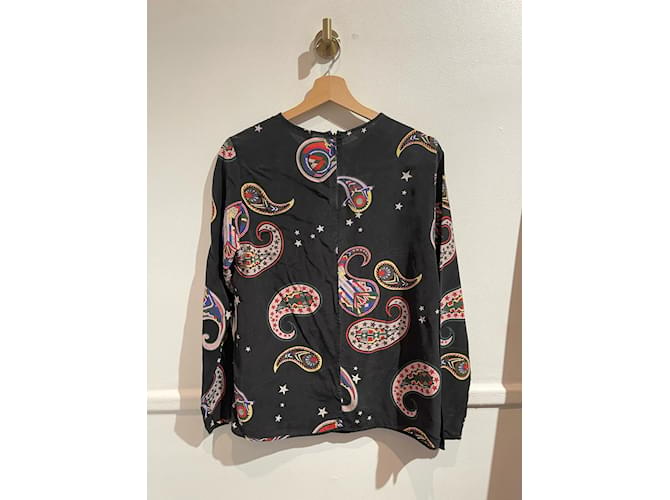 MSGM Tops T.IT 40 Seda Preto - vista 3