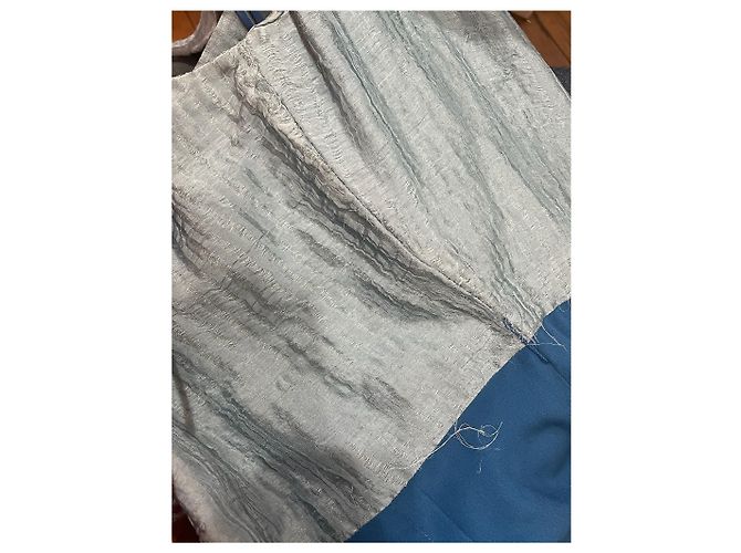FENDI Kleider T.IT 44 Seide Blau - Ansicht 7