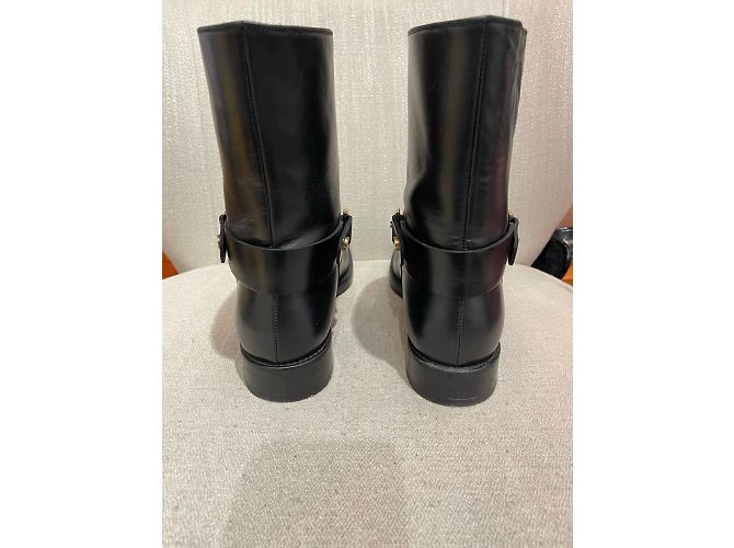 Botines LANVIN T.EU 39 Cuero Negro - vista 5