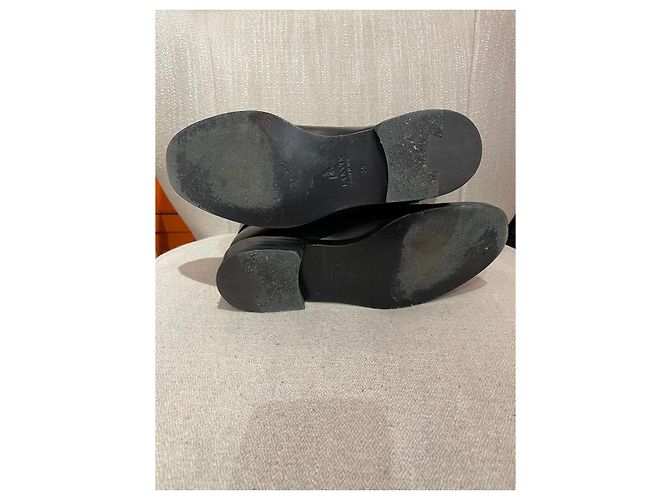 Botines LANVIN T.EU 39 Cuero Negro - vista 7