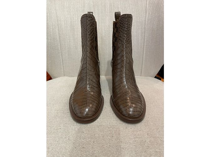 FENDI Stiefeletten T.EU 40 Leder Braun - Ansicht 3