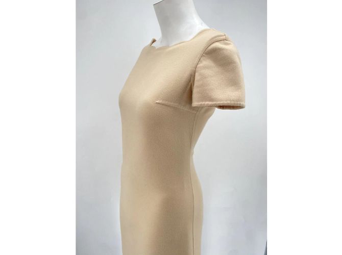 Dior Kleid T.FR 38 Kaschmir Beige - Ansicht 4