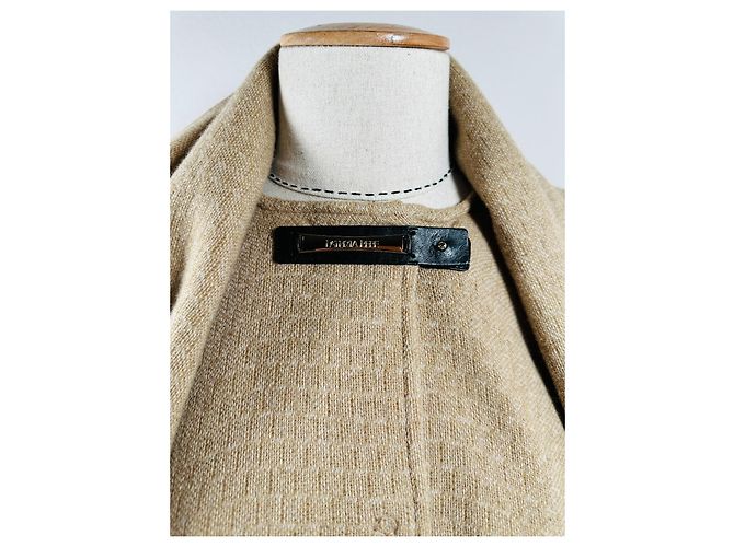 Patrizia Pepe Abrigo de Punto Estilo Poncho Lana Multicolor - vista 3