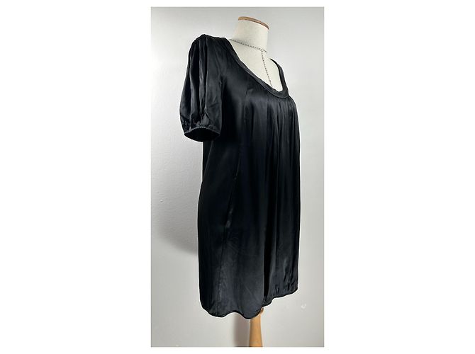 Miu Miu Seidenkleid Schwarz - Ansicht 2