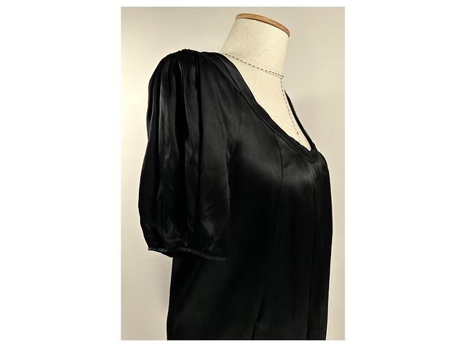 Miu Miu Seidenkleid Schwarz - Ansicht 3
