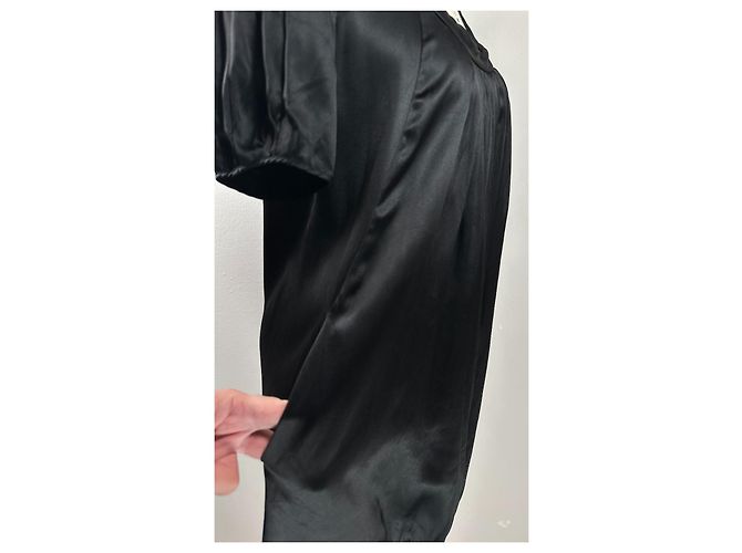 Miu Miu Seidenkleid Schwarz - Ansicht 4