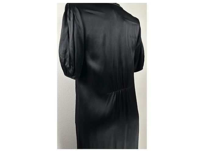 Miu Miu Seidenkleid Schwarz - Ansicht 6