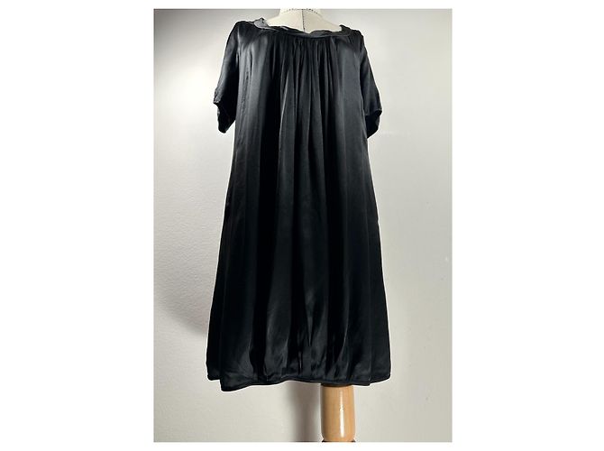 Miu Miu Seidenkleid Schwarz - Ansicht 7