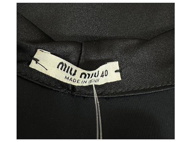 Miu Miu Seidenkleid Schwarz - Ansicht 8