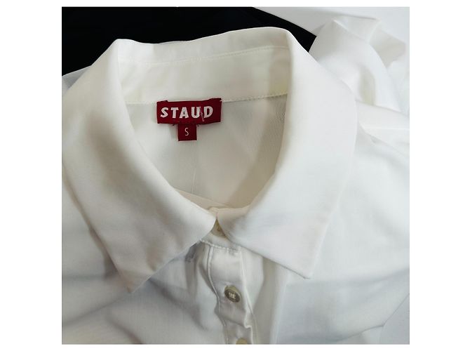 Staud Kleid Schwarz Weiß - Ansicht 7