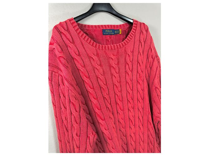 Polo Ralph Lauren Strickpullover Rosa Baumwolle XXL Pink - Ansicht 2