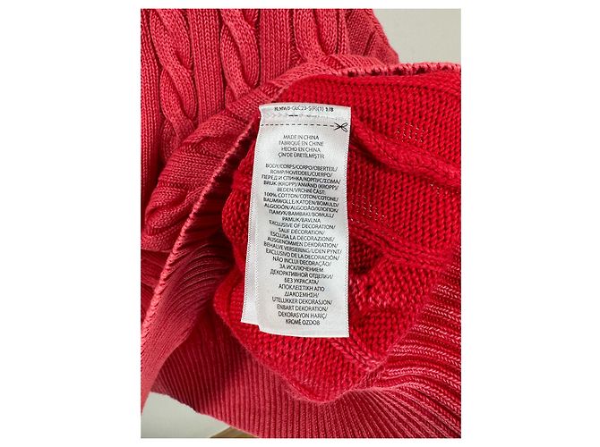 Polo Ralph Lauren Strickpullover Rosa Baumwolle XXL Pink - Ansicht 3