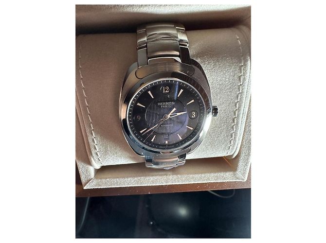 Relógio Automático Hermès Aço Prateado Prata - vista 2