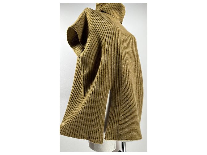 Autre Marque Pull Oversize en Cachemire Vert Hawico - vue 3
