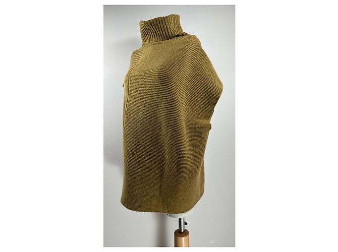 Autre Marque Pull Oversize en Cachemire Vert Hawico - vue 4