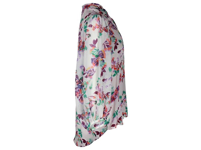 Autre Marque Camicia Saloni con stampa floreale in seta multicolor Stampa python - vista 2