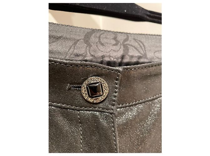 Chanel Pantalones, polainas Negro - vista 5