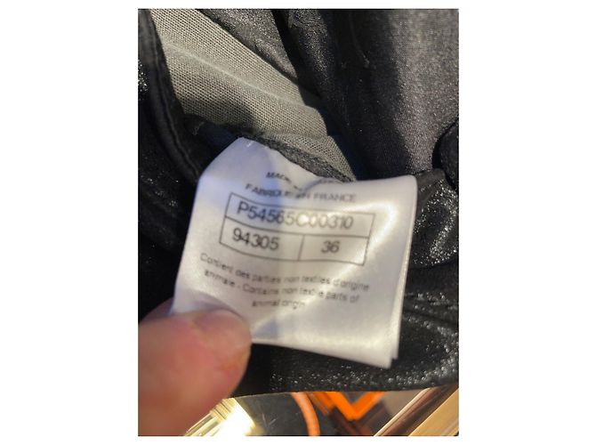 Chanel Pantalones, polainas Negro - vista 7