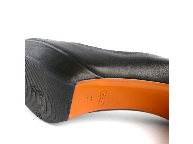 GUCCI - Décolleté in pelle nera (T37) Nero - vista 7
