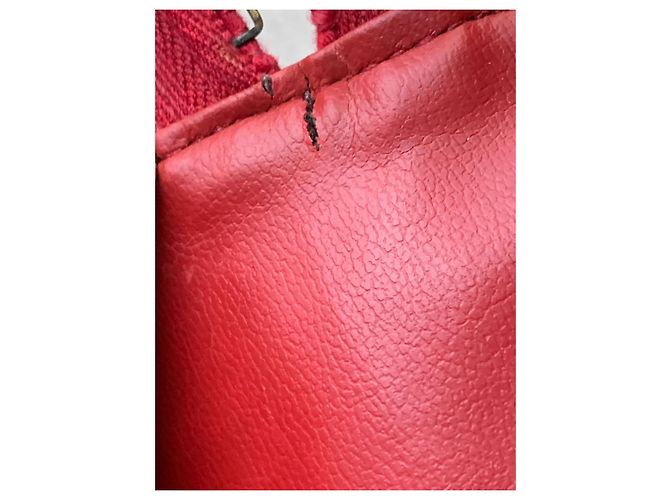 Borsa Chanel Vinly in pelle rossa Rosso - vista 15