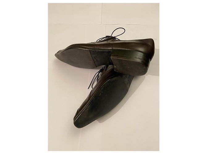 Francesco Smalto, Molto rara brogue da collezione in pelle marrone nocciola - vista 4