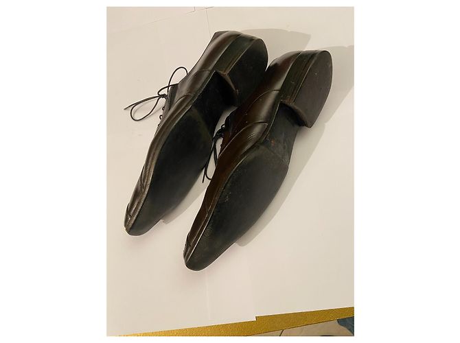 Francesco Smalto, Molto rara brogue da collezione in pelle marrone nocciola - vista 5