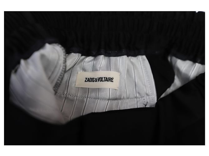 Calça Zadig & Voltaire em Viscose Preta Preto - vista 3
