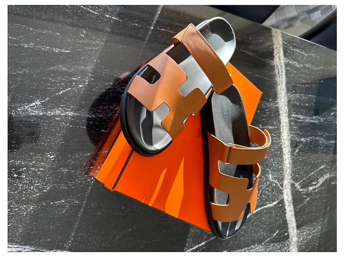 Hermès Hermes chypre Camel - view 4