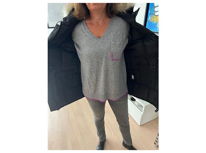 Abrigo Canada Goose Victoria Negro - vista 2