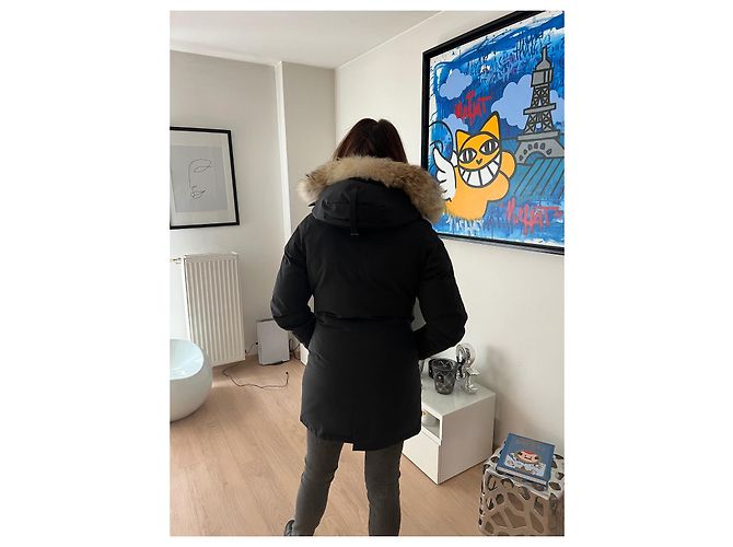 Abrigo Canada Goose Victoria Negro - vista 5