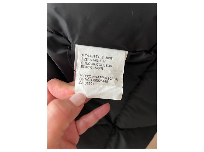Abrigo Canada Goose Victoria Negro - vista 7