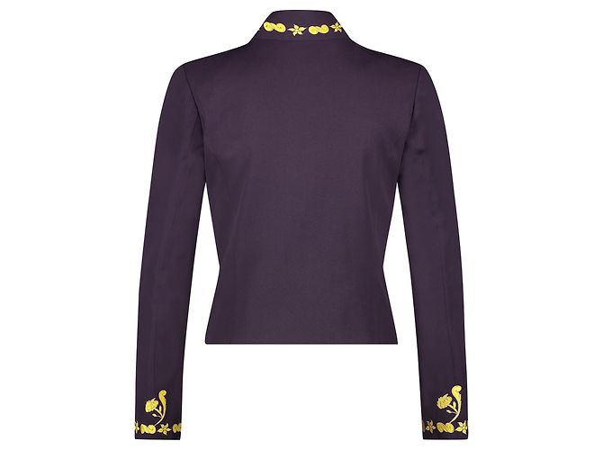 Autre Marque Monique Singh, Abrigo de sastre en jacquard Multicolor - vista 2