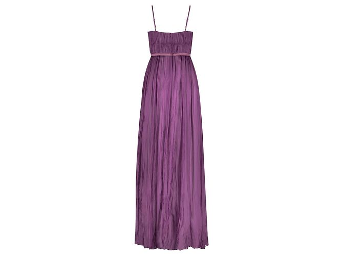 Autre Marque Monique Singh, Abendkleid aus Seide Pink Lila - Ansicht 2