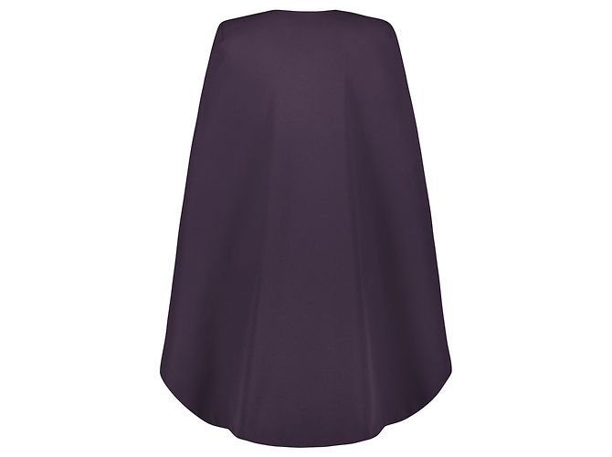 Autre Marque Monique Singh, Cape-Jacke aus Gaberdine Pink Lila - Ansicht 2
