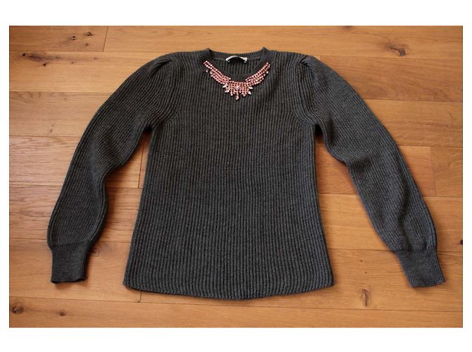 Pull avec stass Weill Gris anthracite - vue 7