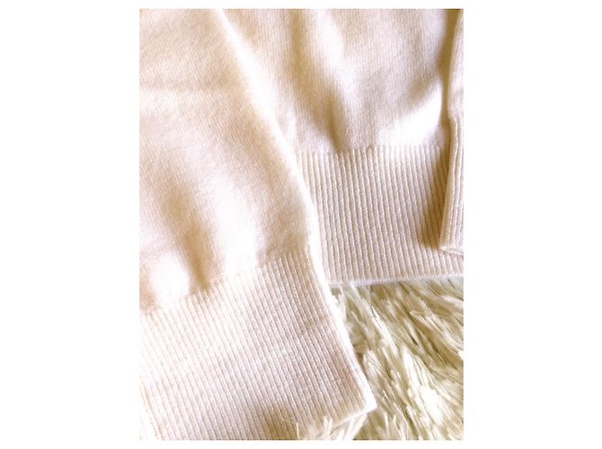Chanel La Pausa Cruise Pullover weiß aus Kaschmir - Ansicht 5